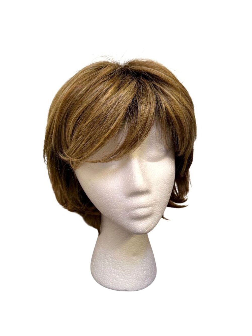 Rene Of Paris Short Layered Synthetic Wig In Blonde Highlights